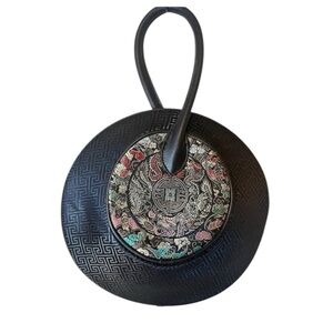 RARE Chico's Asian-inspired Black clutch NWOT